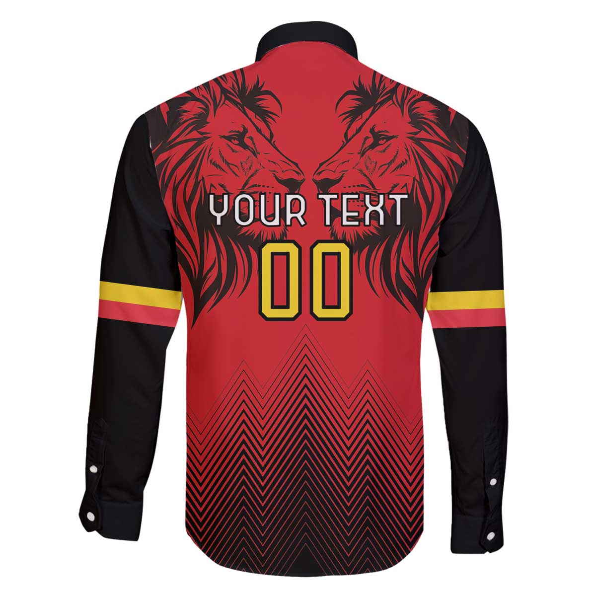 Custom Belgium Rugby Family Matching Off The Shoulder Long Sleeve Dress and Hawaiian Shirt Diables Noirs Lion Head