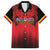 Custom Belgium Rugby Hawaiian Shirt Diables Noirs Lion Head - Wonder Print Shop