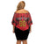 Custom Belgium Rugby Off Shoulder Short Dress Diables Noirs Lion Head - Wonder Print Shop