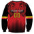 Custom Belgium Rugby Sweatshirt Diables Noirs Lion Head - Wonder Print Shop