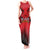 Custom Belgium Rugby Tank Maxi Dress Diables Noirs Lion Head - Wonder Print Shop