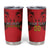 Custom Belgium Rugby Tumbler Cup Diables Noirs Lion Head - Wonder Print Shop