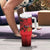 Custom Belgium Rugby Tumbler With Handle Diables Noirs Lion Head - Wonder Print Shop