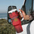Custom Belgium Rugby Tumbler With Handle Diables Noirs Lion Head - Wonder Print Shop