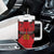 Custom Belgium Rugby Tumbler With Handle Diables Noirs Lion Head - Wonder Print Shop