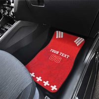 Custom Switzerland Rugby Car Mats Edelweis Pattern