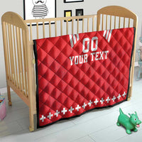 Custom Switzerland Rugby Quilt Edelweis Pattern - Wonder Print Shop