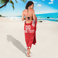Custom Switzerland Rugby Sarong Edelweis Pattern - Wonder Print Shop
