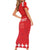 Custom Switzerland Rugby Short Sleeve Bodycon Dress Edelweis Pattern - Wonder Print Shop