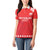 Custom Switzerland Rugby Women Polo Shirt Edelweis Pattern - Wonder Print Shop
