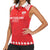Custom Switzerland Rugby Women Sleeveless Polo Shirt Edelweis Pattern - Wonder Print Shop