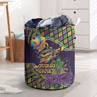 Mardi Gras Alligator Laundry Basket Let the Gator Jazz Roll - Wonder Print Shop