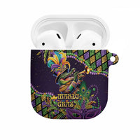 Mardi Gras Alligator AirPods Case Let the Gator Jazz Roll - Wonder Print Shop