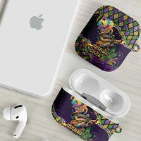 Mardi Gras Alligator AirPods Case Let the Gator Jazz Roll - Wonder Print Shop