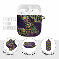 Mardi Gras Alligator AirPods Case Let the Gator Jazz Roll - Wonder Print Shop