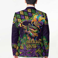 Mardi Gras Alligator Blazer Let the Gator Jazz Roll - Wonder Print Shop