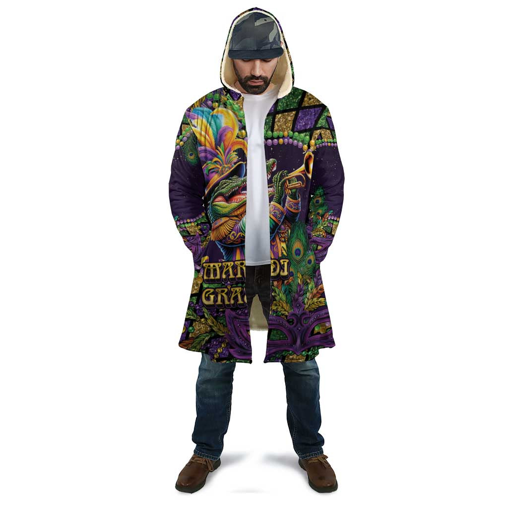 Mardi Gras Alligator Cloak Let the Gator Jazz Roll - Wonder Print Shop