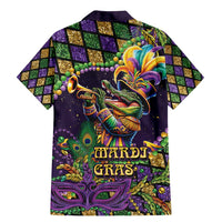 Mardi Gras Alligator Family Matching Mermaid Dress and Hawaiian Shirt Let the Gator Jazz Roll - Wonder Print Shop