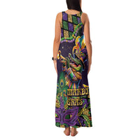 Mardi Gras Alligator Family Matching Tank Maxi Dress and Hawaiian Shirt Let the Gator Jazz Roll - Wonder Print Shop