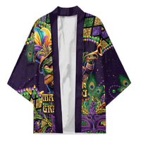 Mardi Gras Alligator Kimono Let the Gator Jazz Roll - Wonder Print Shop