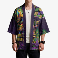 Mardi Gras Alligator Kimono Let the Gator Jazz Roll - Wonder Print Shop