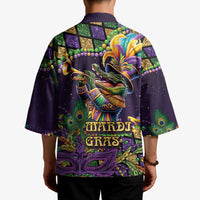 Mardi Gras Alligator Kimono Let the Gator Jazz Roll - Wonder Print Shop
