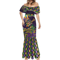 Mardi Gras Alligator Mermaid Dress Let the Gator Jazz Roll - Wonder Print Shop