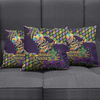 Mardi Gras Alligator Pillow Cover Let the Gator Jazz Roll - Wonder Print Shop