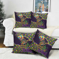 Mardi Gras Alligator Pillow Cover Let the Gator Jazz Roll - Wonder Print Shop