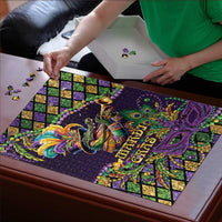 Mardi Gras Alligator Puzzle Let the Gator Jazz Roll - Wonder Print Shop