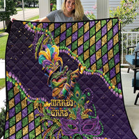 Mardi Gras Alligator Quilt Let the Gator Jazz Roll - Wonder Print Shop