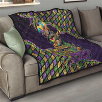 Mardi Gras Alligator Quilt Let the Gator Jazz Roll - Wonder Print Shop