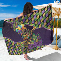 Mardi Gras Alligator Sarong Let the Gator Jazz Roll - Wonder Print Shop