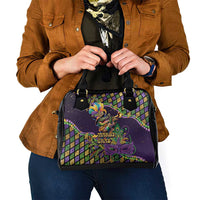 Mardi Gras Alligator Shoulder Handbag Let the Gator Jazz Roll - Wonder Print Shop