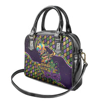 Mardi Gras Alligator Shoulder Handbag Let the Gator Jazz Roll - Wonder Print Shop
