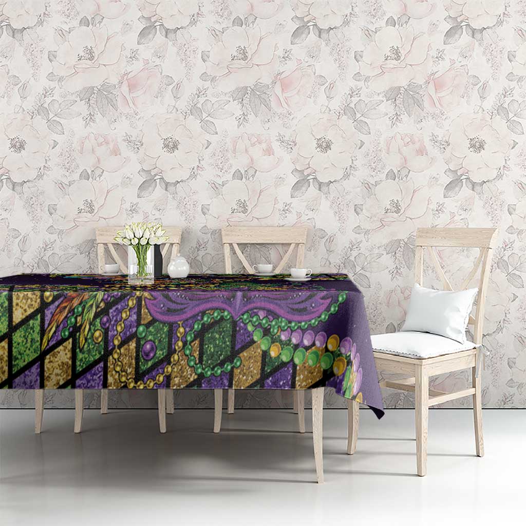 Mardi Gras Alligator Tablecloth Let the Gator Jazz Roll - Wonder Print Shop