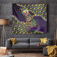 Mardi Gras Alligator Tapestry Let the Gator Jazz Roll - Wonder Print Shop