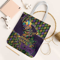 Mardi Gras Alligator Tote Bag Let the Gator Jazz Roll - Wonder Print Shop