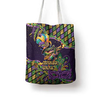 Mardi Gras Alligator Tote Bag Let the Gator Jazz Roll - Wonder Print Shop