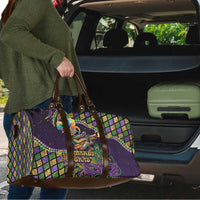 Mardi Gras Alligator Travel Bag Let the Gator Jazz Roll - Wonder Print Shop