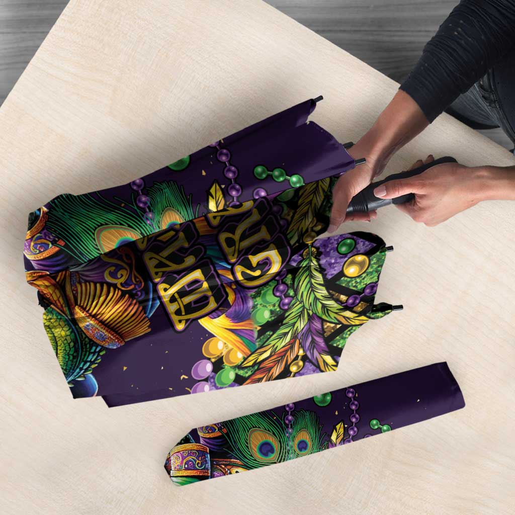Mardi Gras Alligator Umbrella Let the Gator Jazz Roll - Wonder Print Shop