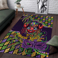 Mardi Gras Crawfish Area Rug Let's Mardi Y'all - Wonder Print Shop