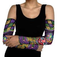 Mardi Gras Crawfish Arm Sleeves Let's Mardi Y'all - Wonder Print Shop