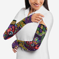 Mardi Gras Crawfish Arm Sleeves Let's Mardi Y'all - Wonder Print Shop