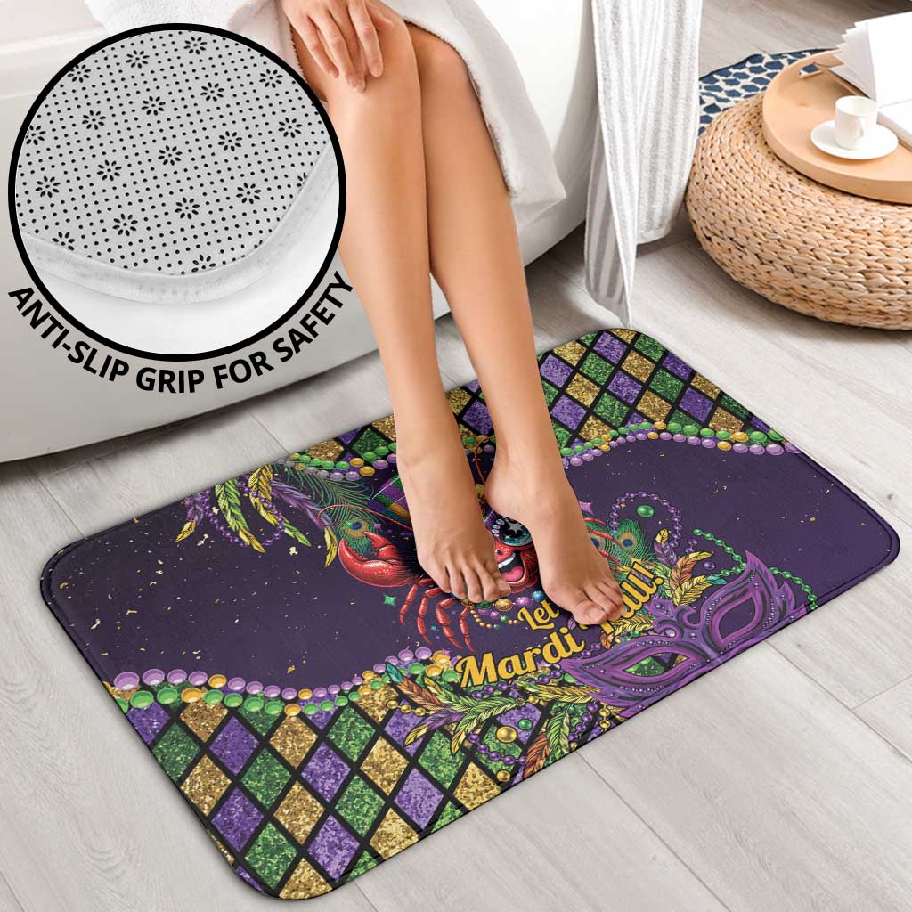 Mardi Gras Crawfish Bathroom Set Let's Mardi Y'all - Wonder Print Shop