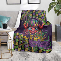 Mardi Gras Crawfish Blanket Let's Mardi Y'all - Wonder Print Shop