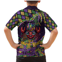 Mardi Gras Crawfish Family Matching Mermaid Dress and Hawaiian Shirt Let's Mardi Y'all - Wonder Print Shop