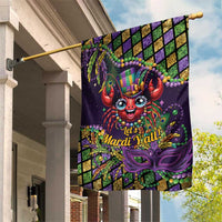 Mardi Gras Crawfish Garden Flag Let's Mardi Y'all - Wonder Print Shop