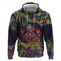 Mardi Gras Crawfish Hoodie Let's Mardi Y'all - Wonder Print Shop