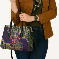 Mardi Gras Crawfish Leather Bag Let's Mardi Y'all - Wonder Print Shop